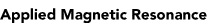 Applied Magnetic Resonance